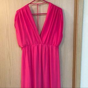 Lac Bleu  pink long dress 👗